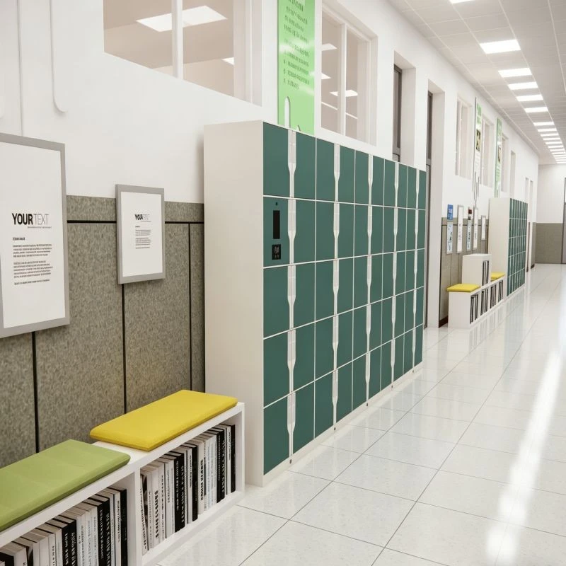 Smart School Bag Storage Lockers factory